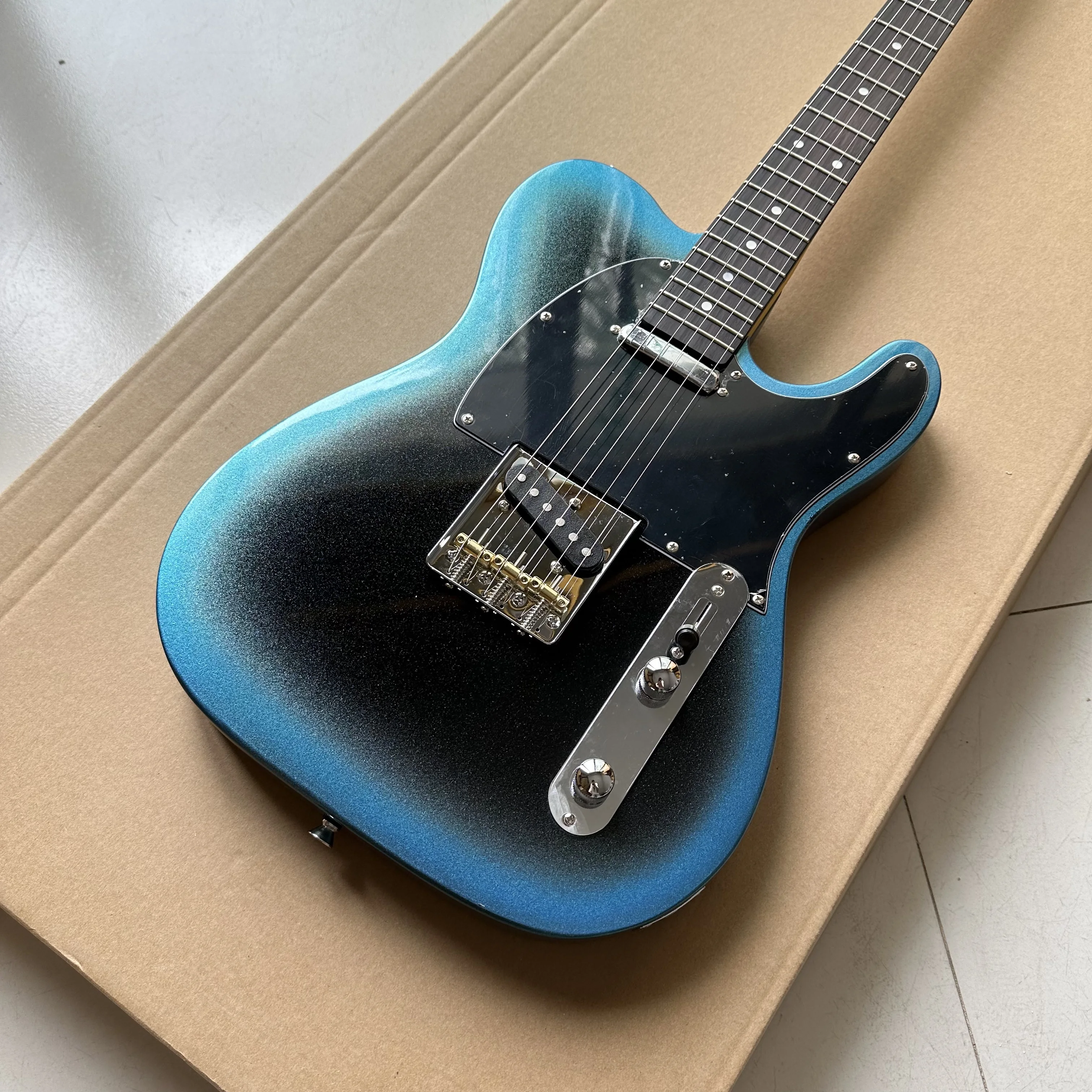 

TL Electric Guitar Rosewood Fingerboard blue Color High Quality Guitarra Free Shipping