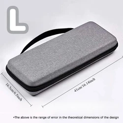 Waterproof EVA Protective Keyboard Travel Storage Case (L)