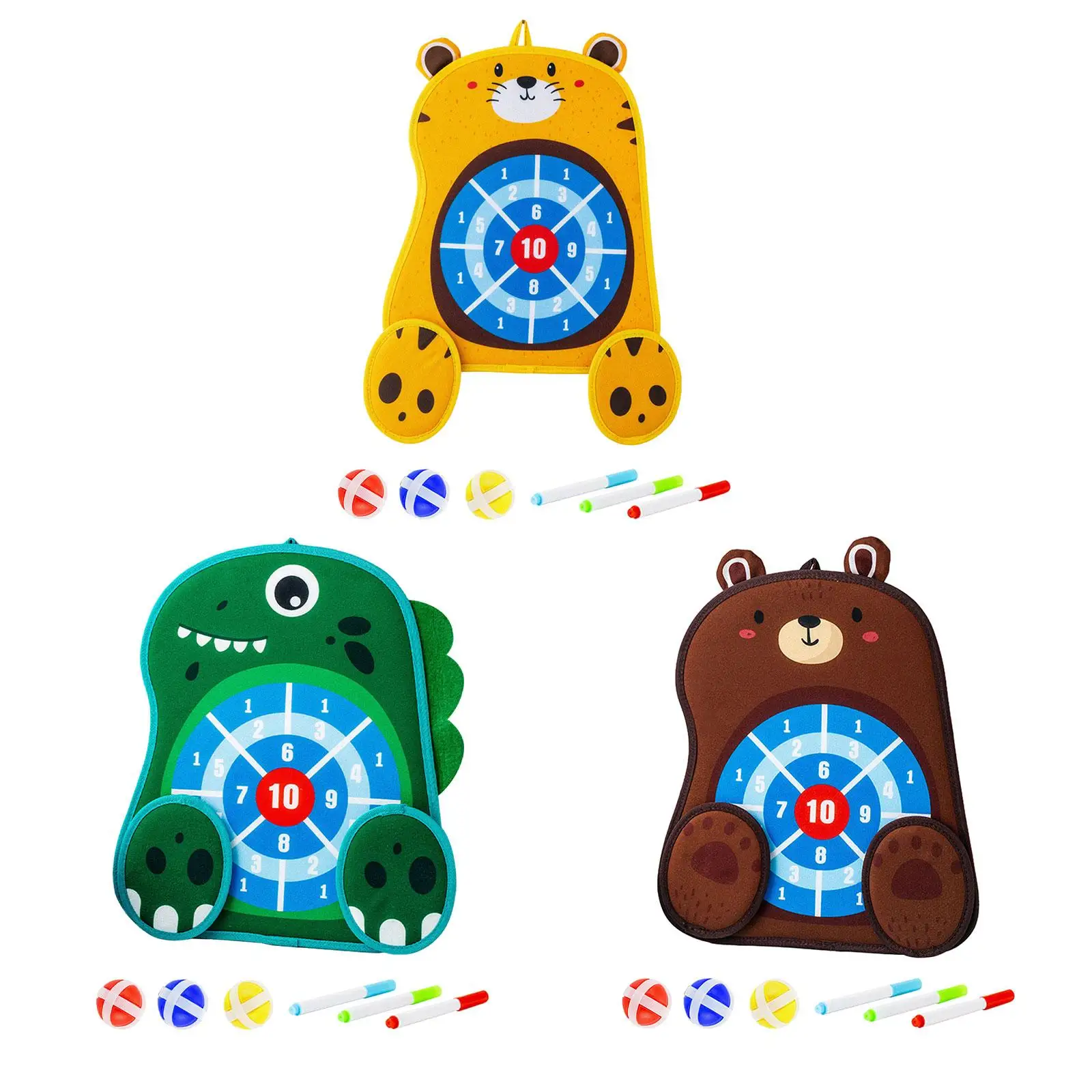 

Board for Kids Gift for Boy Girls Board Game Set Indoor/Outdoor Target Games Kids Erasable Book Doodle Set Plate