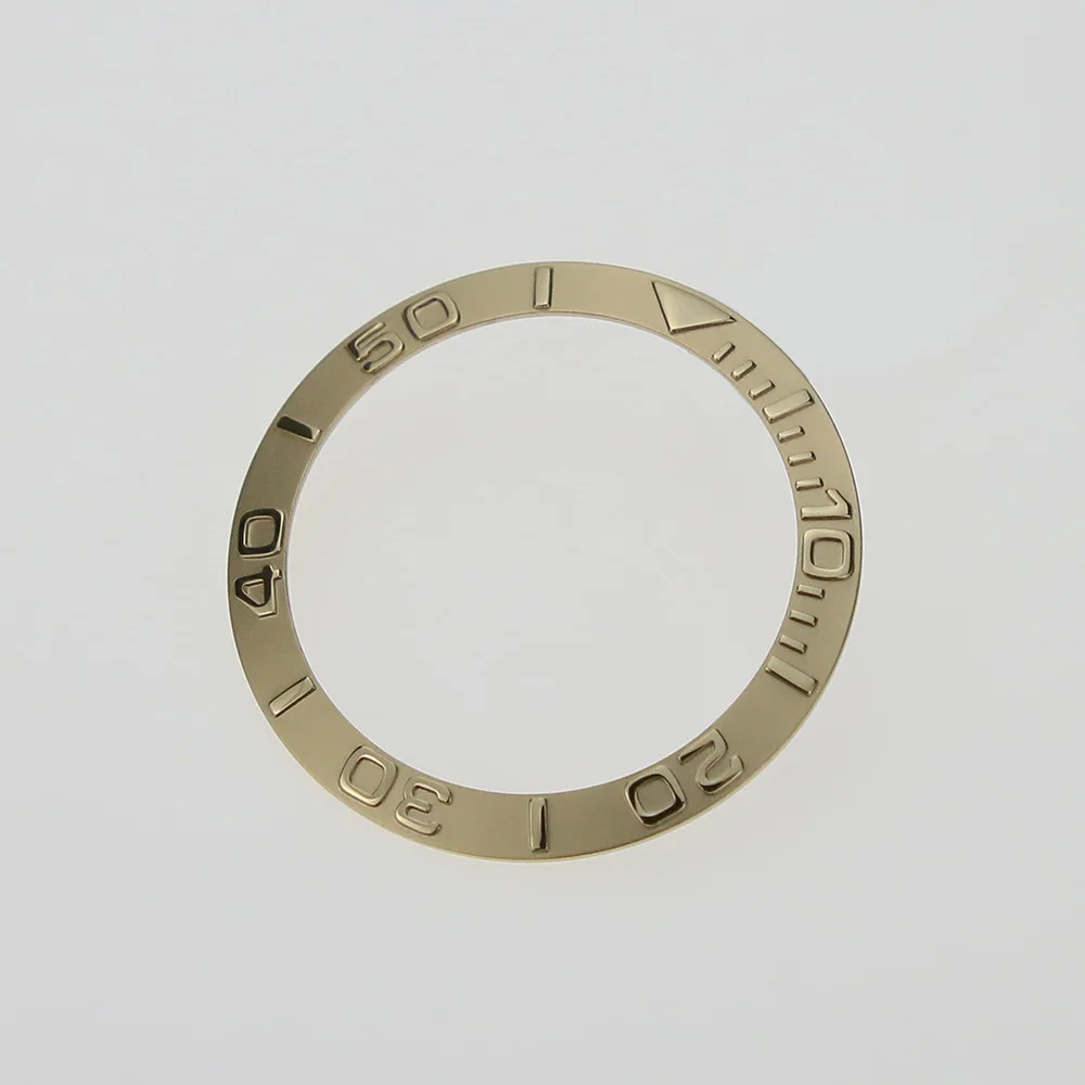 Popular 316L Stainless Steel 38mm Slope Embossed Number Bezel Inserts ...