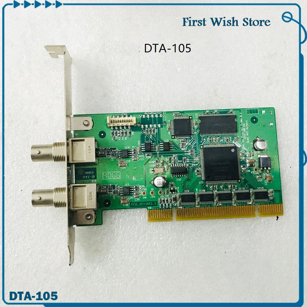 

For DekTec R2 Dual-Channel ASI Output DVB Digital Code Stream Playing Card DTA-105