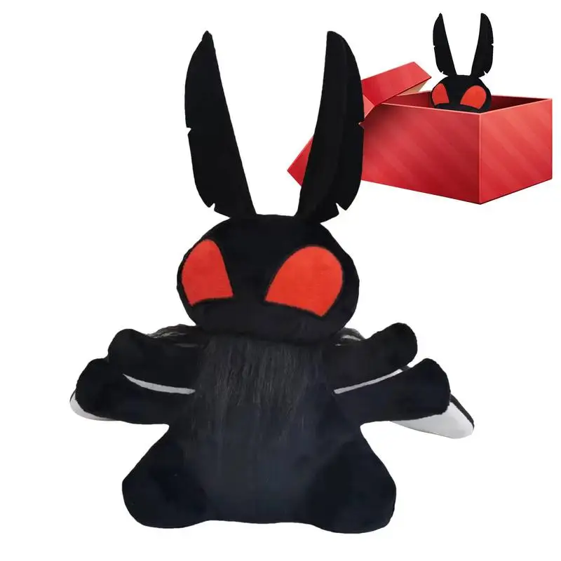 

Moth Plush Horror Game Plush Doll Cute Moth Plush Toy Soft Stuffed Animals Black Moth Stuffed Animal Toys Animals Plushies