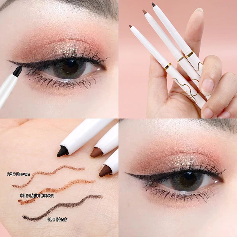 Colorful Eyeliner Gel Pencil Long lasting Anti oil Waterproof Lasting
