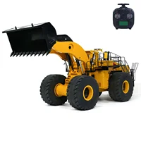 RC Hydraulic 1/14 Loader L2350 Heavy Duty Machine 150KG ST8 Remote Control Construction Vehicles Model with Light Sound Smoking 2