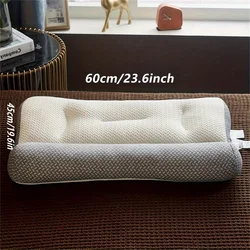 Ergonomic Memory Foam Cervical Orthopedic Pillow (Light Gray)