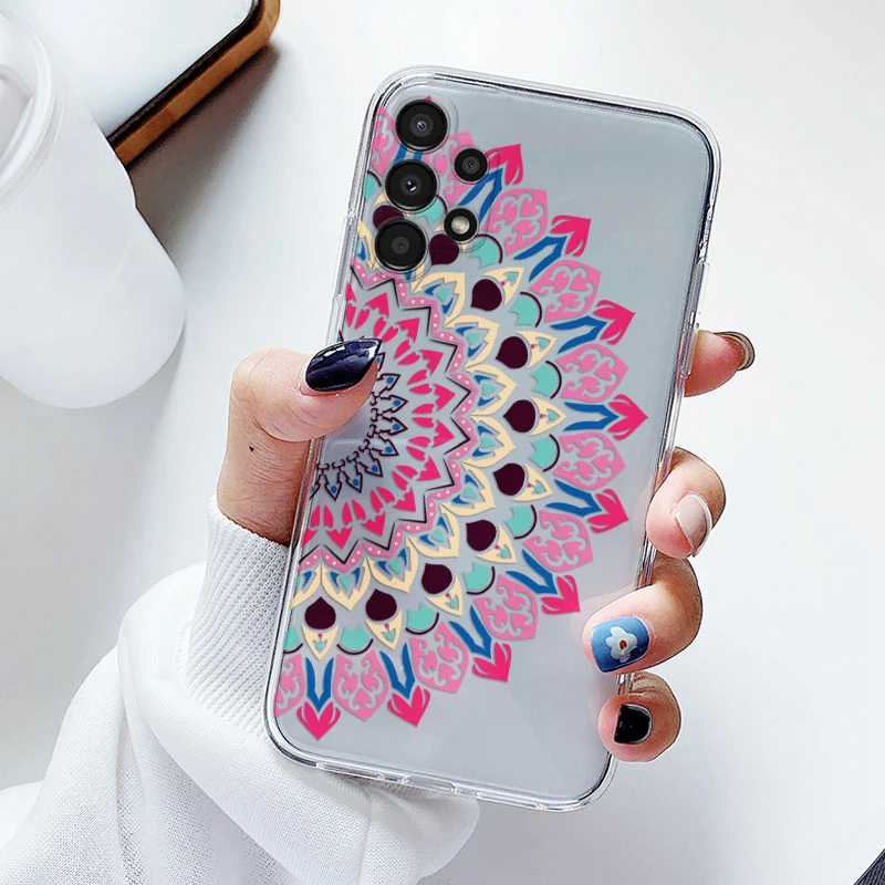 Floral Transparent Soft Silicone Phone Case - Flower TPU Cover