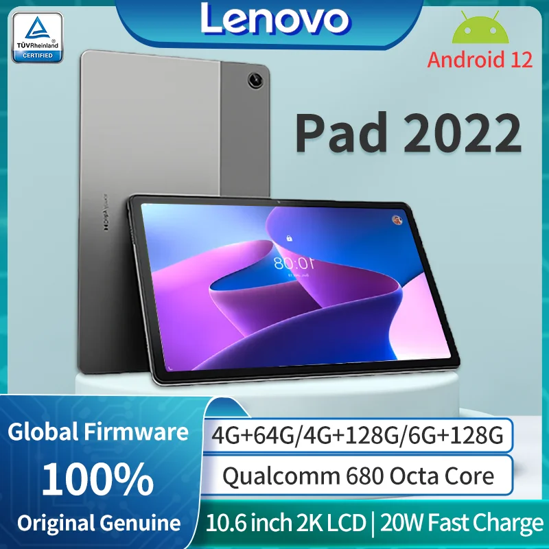 Lenovo Tablet Xiaoxin Pad 2022 10.6 Inch Qualcomm Snapdragon
