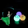 LED Colorful Luminous Ball Swing Flash Ball Dance Fitness Exercise Ball Halloween Christmas Children's Ball Light Toys 4