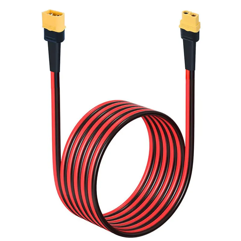 Solar Charging Cable for XT60 Male to Female Connector for ALLPOWERS R600 R1500 R2500 S2000 Ecoflow RIVER & DELTA Anker SOLIX terminal connector,solar panel connector cable