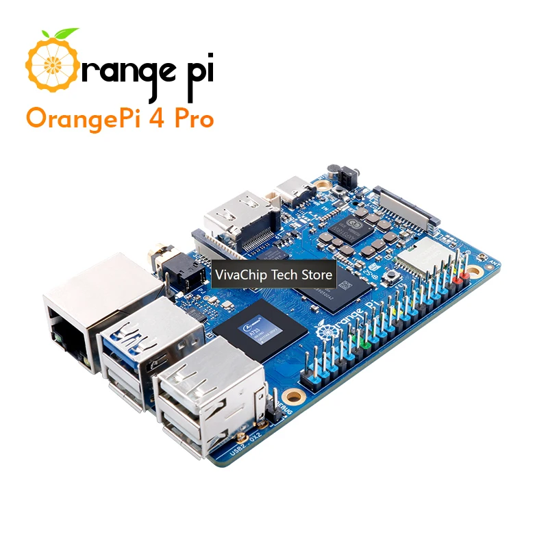 비바CT오렌지 파이 4 프로 6GB 램 DDR5 올위너 A733 미니 PC WiFi6+블루투스 M.2 PCIE SSD 듀얼 MIPI-CSI 3TOPS NPU 싱글 보드 컴퓨터