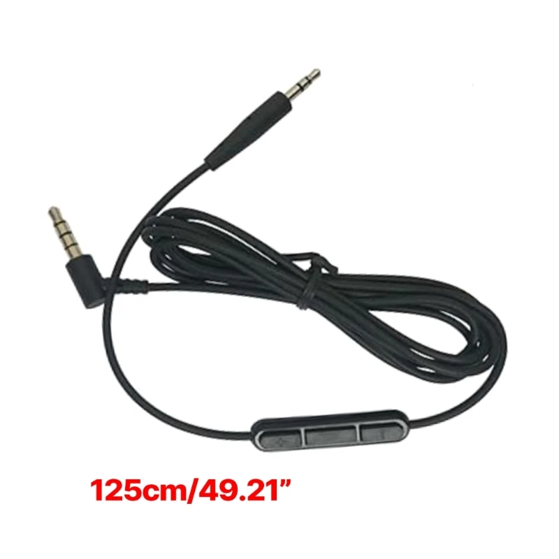 

Durable 3.5mm to 2.5mm Headset Cord for QC25 QC35 QC35Ⅱ QC45 NC700 Y45 Wire Gold Plated Connectors, Flexible Design