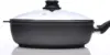 Nonstick Diamond Coated Aluminum Saute Pan Includes Lid - Dishwasher and Oven Safe 3