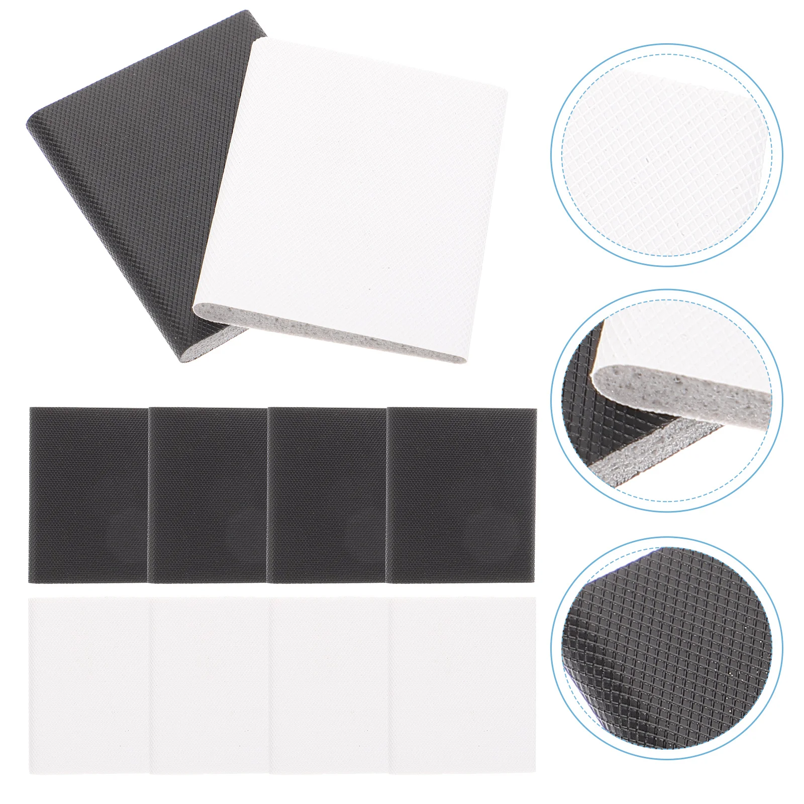 

10pcs Door Corner Seals Self Adhesive Door Frame Seal Window Weather Stripping Sponge Seals