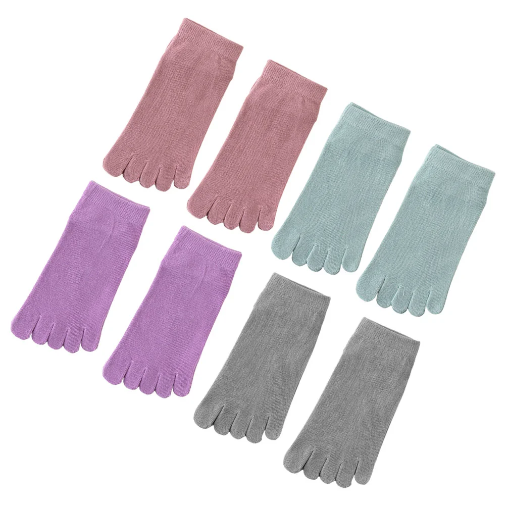 

Socks Toe Women's Summer Sweat-absorbent Isolation Cotton Tabi Low-cut Woman Invisible