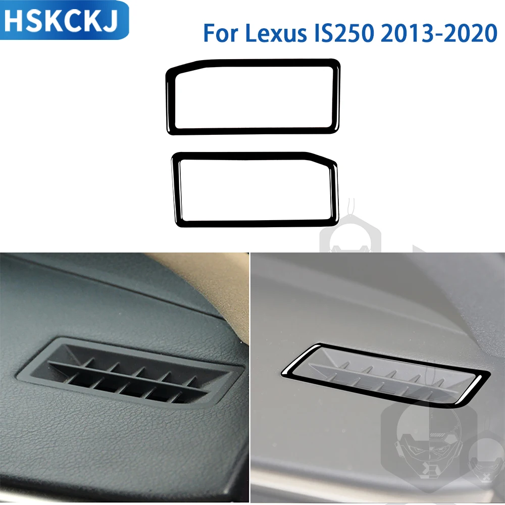 

Аксессуары для автомобилей Lexus IS250 2013-2020, черная пластиковая интерьерная фоторамка, отделка, наклейка, украшение