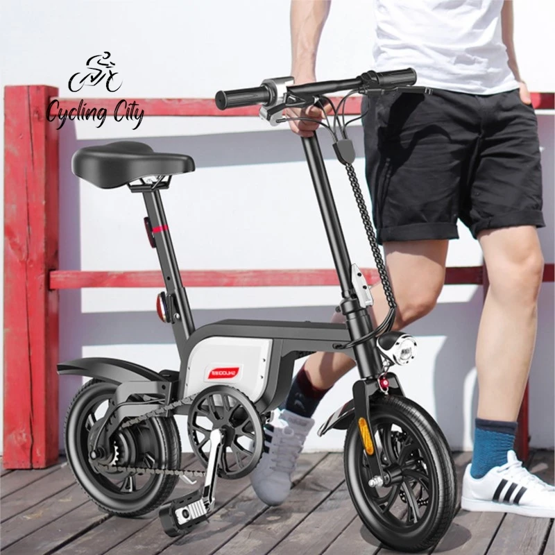 

Cycling City Foldable Electric Bicycle Mini Adult Lightweight Lithium Battery Long Endurance Mini Driver's And Women's Scooter