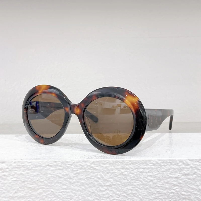 

Новинка 2024 высококачественные ацетатные солнцезащитные очки GG1647S для мужчин и женщин круглые модные дизайнерские уличные солнцезащитные очки ручной работы UV400