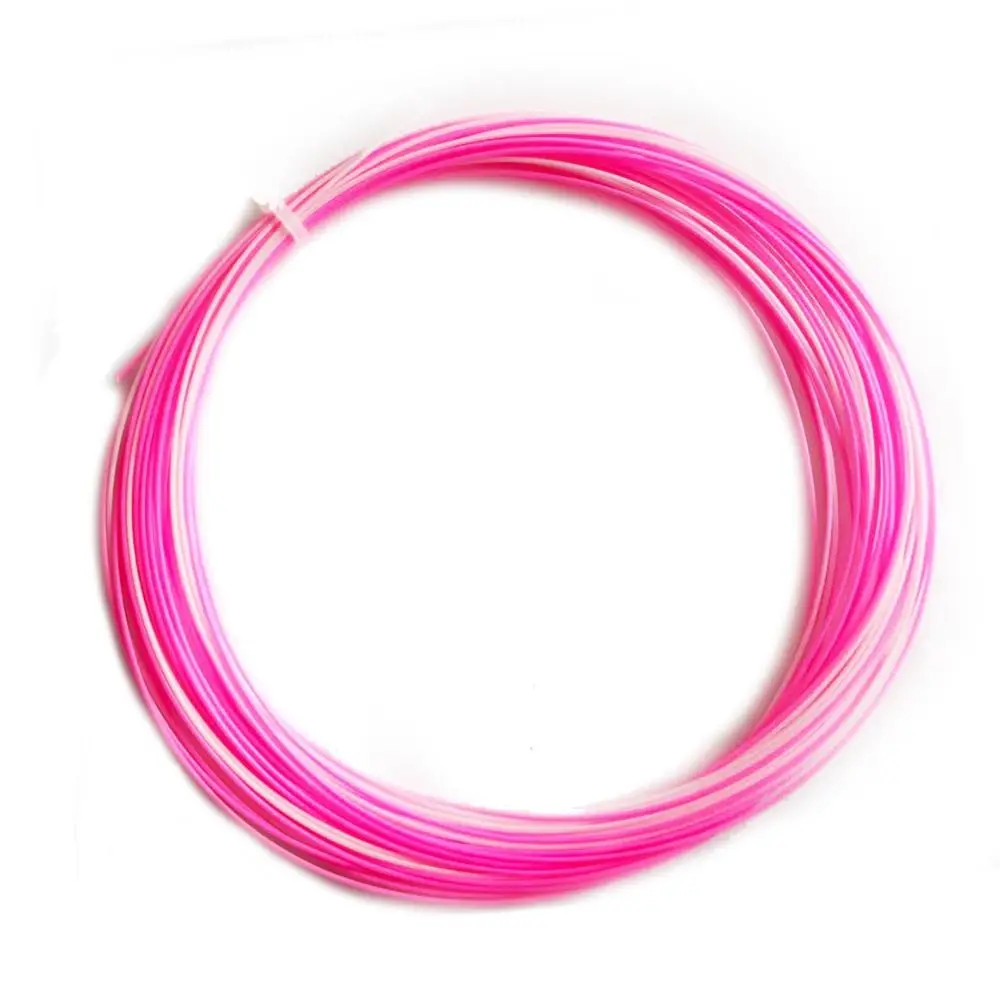 Vibrant Rainbow Durable Badminton Racket String - Elastic Training, 0.73mm