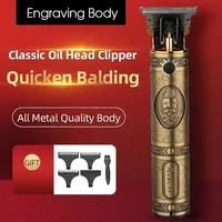 RESUXI Hair Cutting Machine JM-700A700AL 740 Stainless Steel T Blade Beard Men Shaver Rechargeable Baldheaded Best Hair Trimmer 1