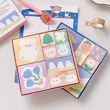 

1 Set Sticky Note Set Durable Blank Bright Color Multi-Sizes Sticky Note Set for Recording Sticky Note Memo Note Set