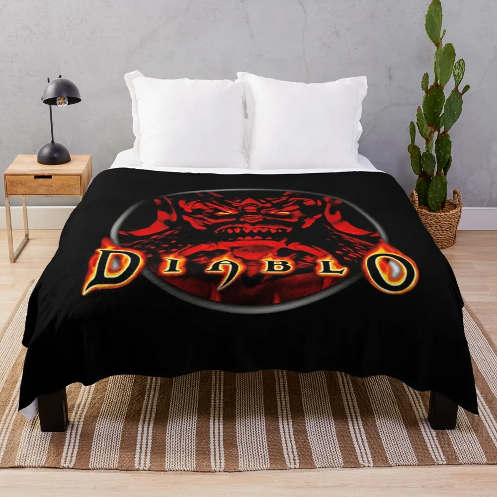 

Diablo 4 Gameplay Throw Blanket Blanket For Decorative Sofa Flannels Blanket