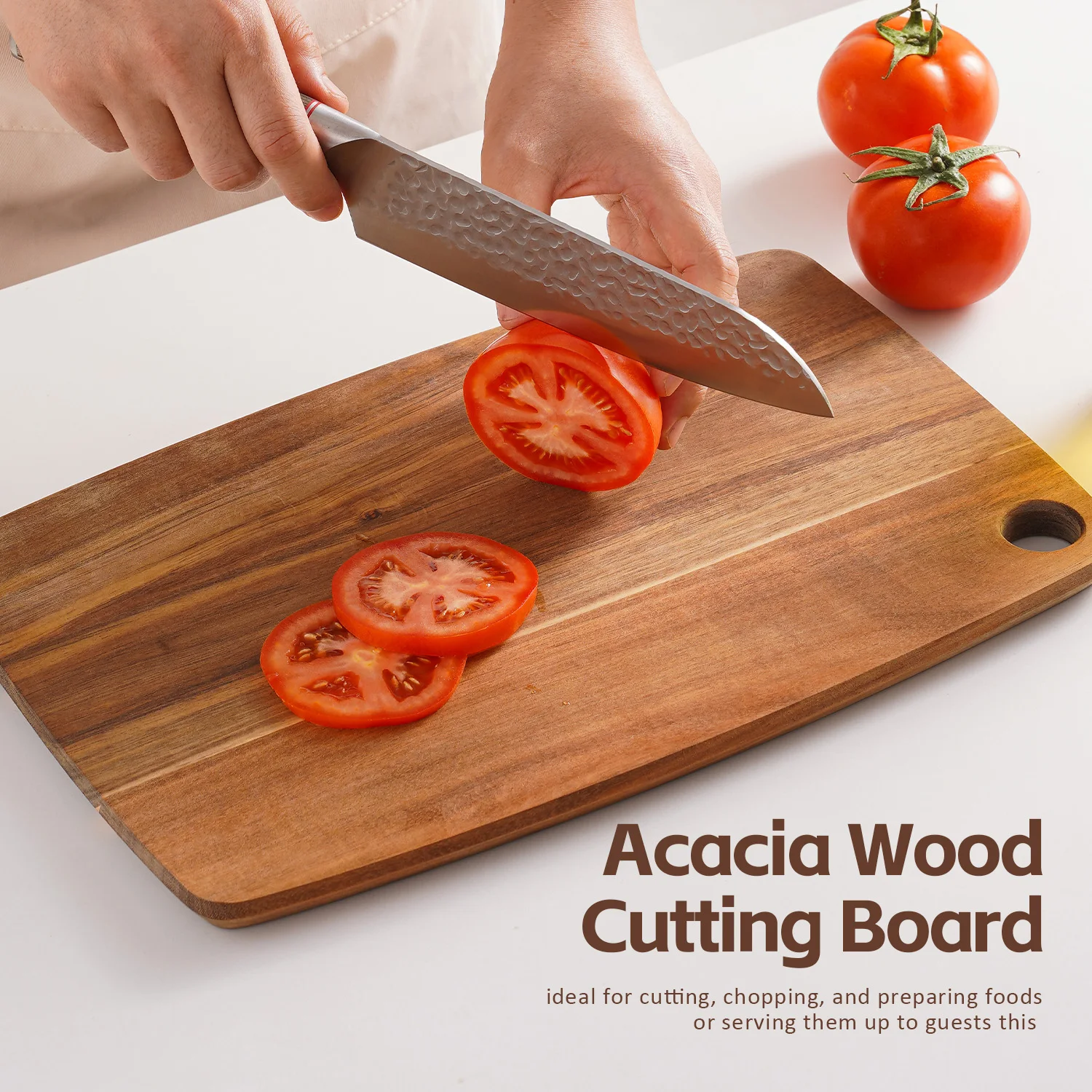 Premium Acacia Wood Charcuterie and Serving Board