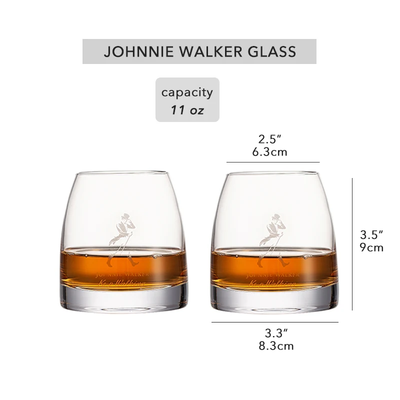 とうま 商品 Johnnie Walker セット Johnnie Walker Zestaw 2 kieliszków do whisky, kieliszków do