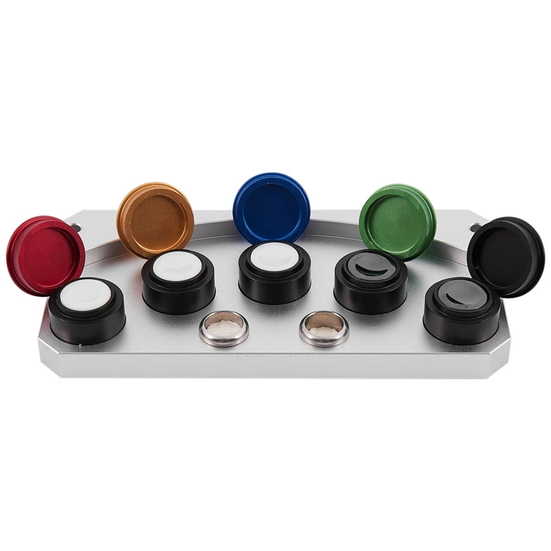 

Watch Repair Tool -Die Cast Oil Cup Stand For Oils Watchmakers & Watch Repairs With 5 Oil Dishes Contain
