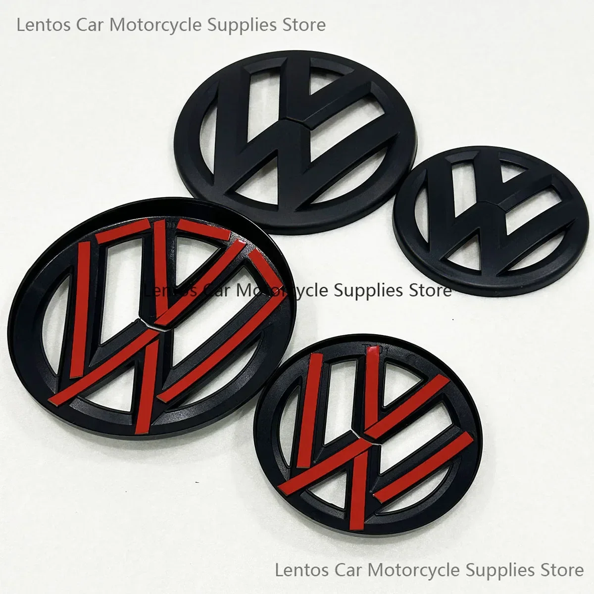 3D 자동차 로고 스티커 VW 폴로 라비다 티구안 L 사기타르 마고탄 링두 보라 제타 용 자동차 외부 개조 장식