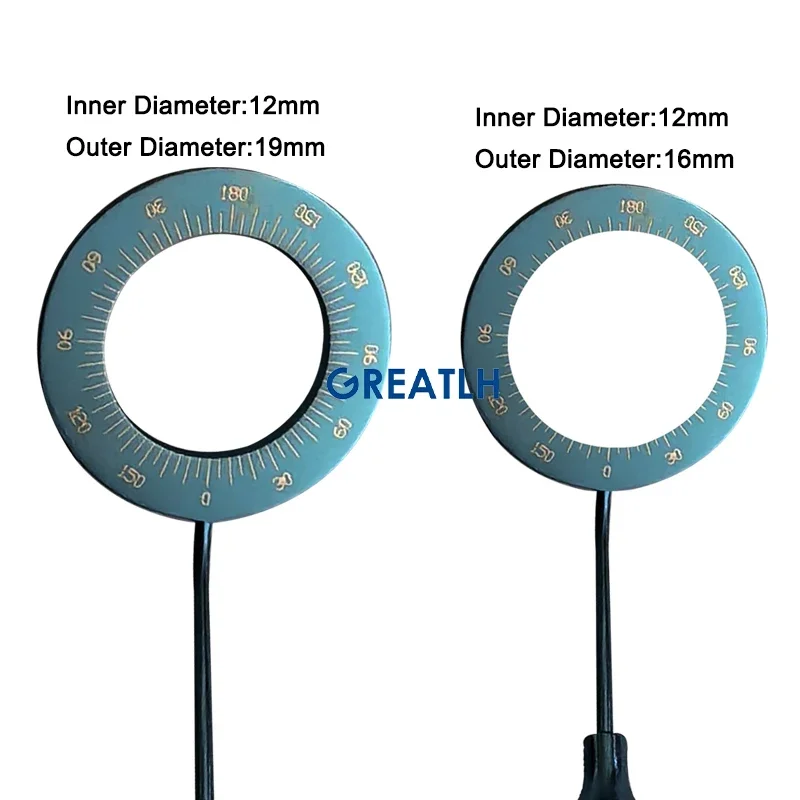 GREATLH Eyelid Mendez Degree Gauge Mark Corneal Marking Ring Mark Titanium Alloy Ophthalmic Surgical Instrument Ophthalmic Surgical Instruments