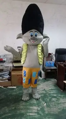 Poppy From Dream Works Troll Movie Costume Mascotte Fancy Dress Abito Da Compleanno Per Adulti Nuovo