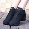 Women Dancing Shoes Jazz Dance Sneakers Hip Hop red white Breathable soft sole comfortable flexible Dance Sport Shoes 5