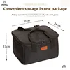 Outdoor storage bag picnic pot set gas tank anti-collision self-driving camping tableware bag multi-function storage bag 1