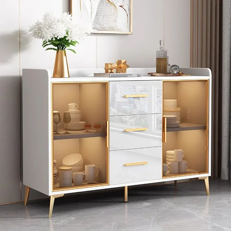 Sideboard Storage Locker Kitchen Sets Side Table Coffee Corner Cupboard & Organization Space Saver Dining Room Luxury Furniture