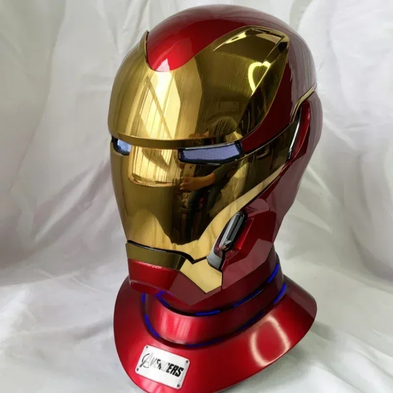 

Iron Man Mk50 1:1 Wearable Helmet Rc Marvel Voice-Activated Deformation Around Figures Animation Derivatives Model Toy Gift