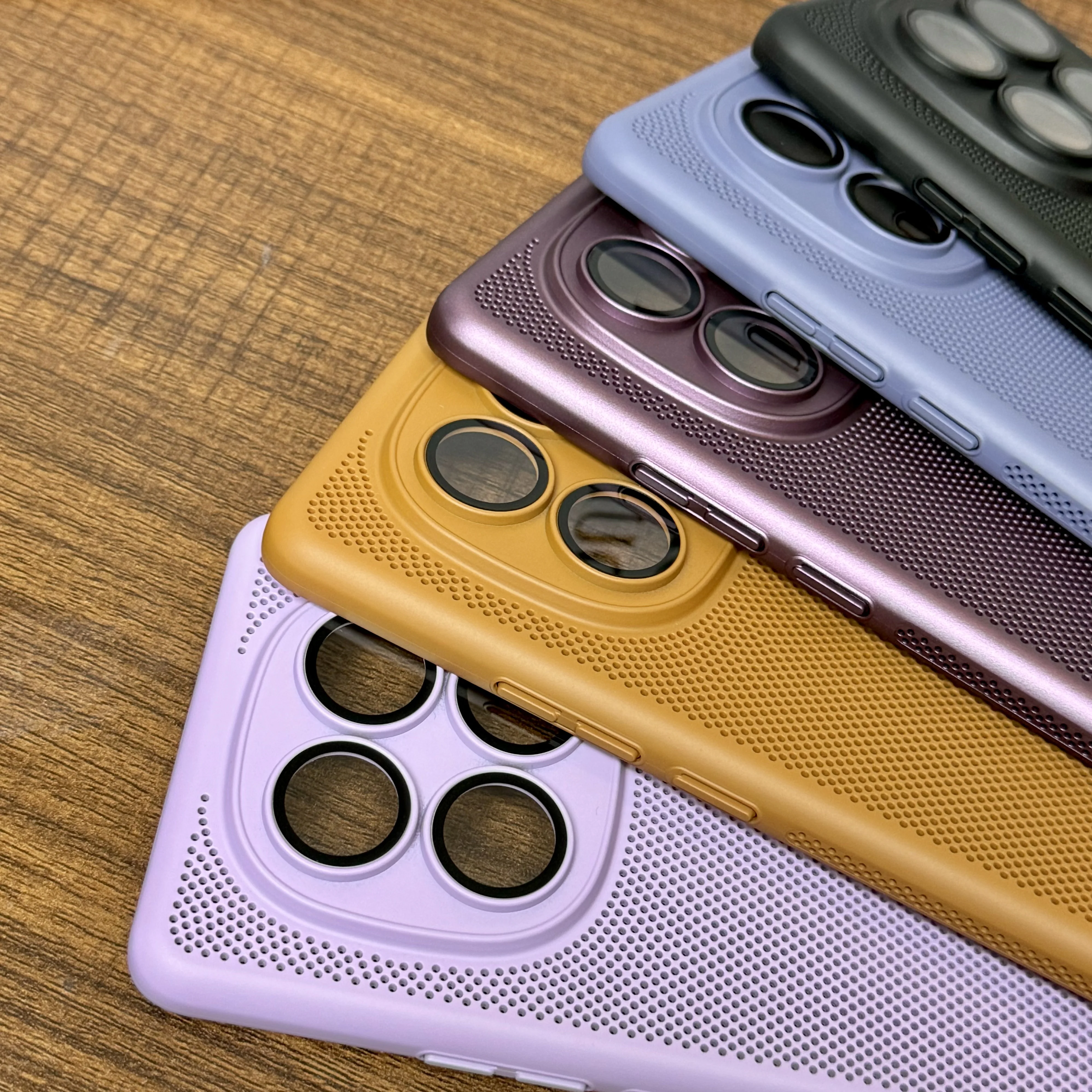 Heat Dissipating Shockproof Hard Case with Mesh Armor and Lens Protector