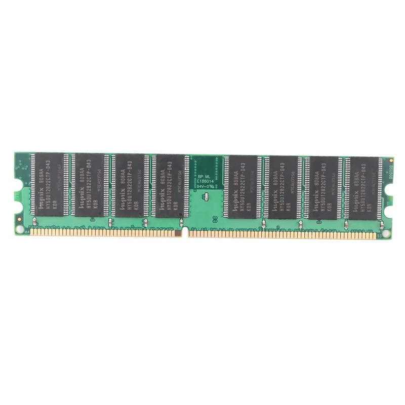 

DDR 1GB PC Memory Ram DDR1 Desktop PC3200 400Mhz 184 Pin Non-ECC Computer Memoria Module