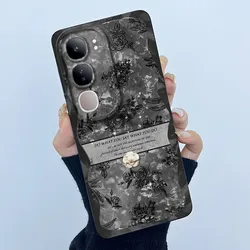 Fashion Simplicity Flower Soft Liquid Silicone Phone Case Cover for Vivo Y200 (5G) (HEI - TYHEI1001)