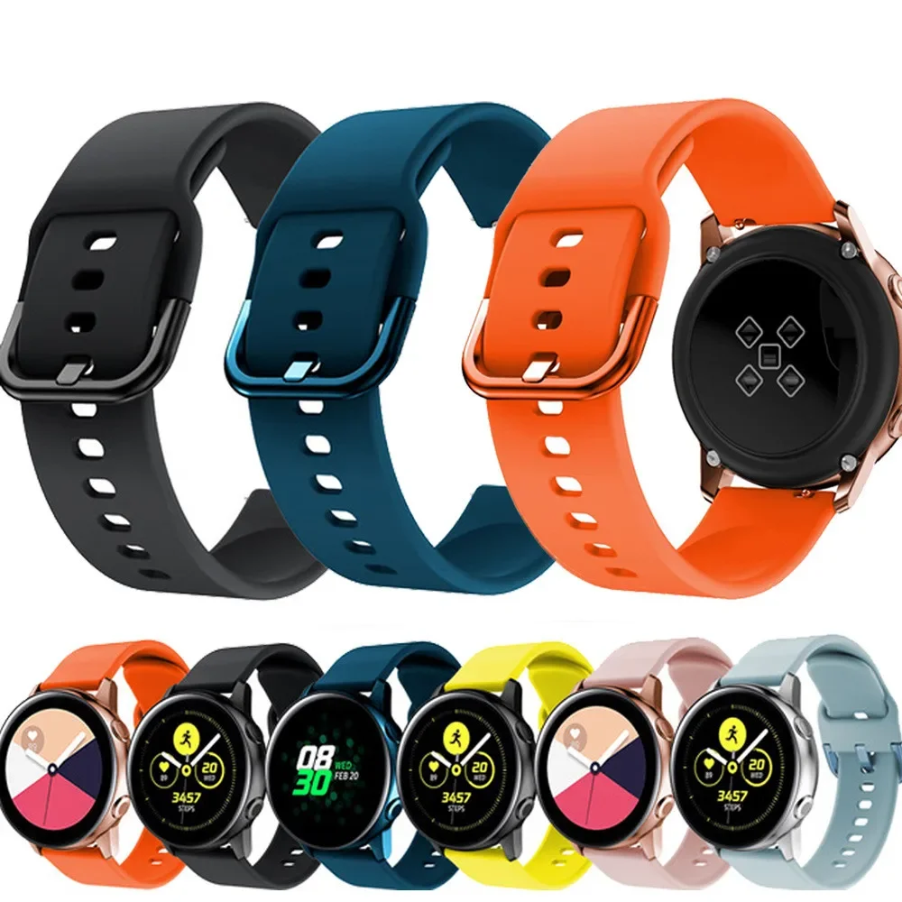 Hoopyeecase Silicone Cinturino Compatibile con Amazfit GTS/GTS2/GTS 2e/GTS 2 Mini, 20MM Gruppo Musicale Sostituzione Quick Release Cinturini per Orologi per Amazfit Bip U PRO/Bip/Bip Lite/Bip S