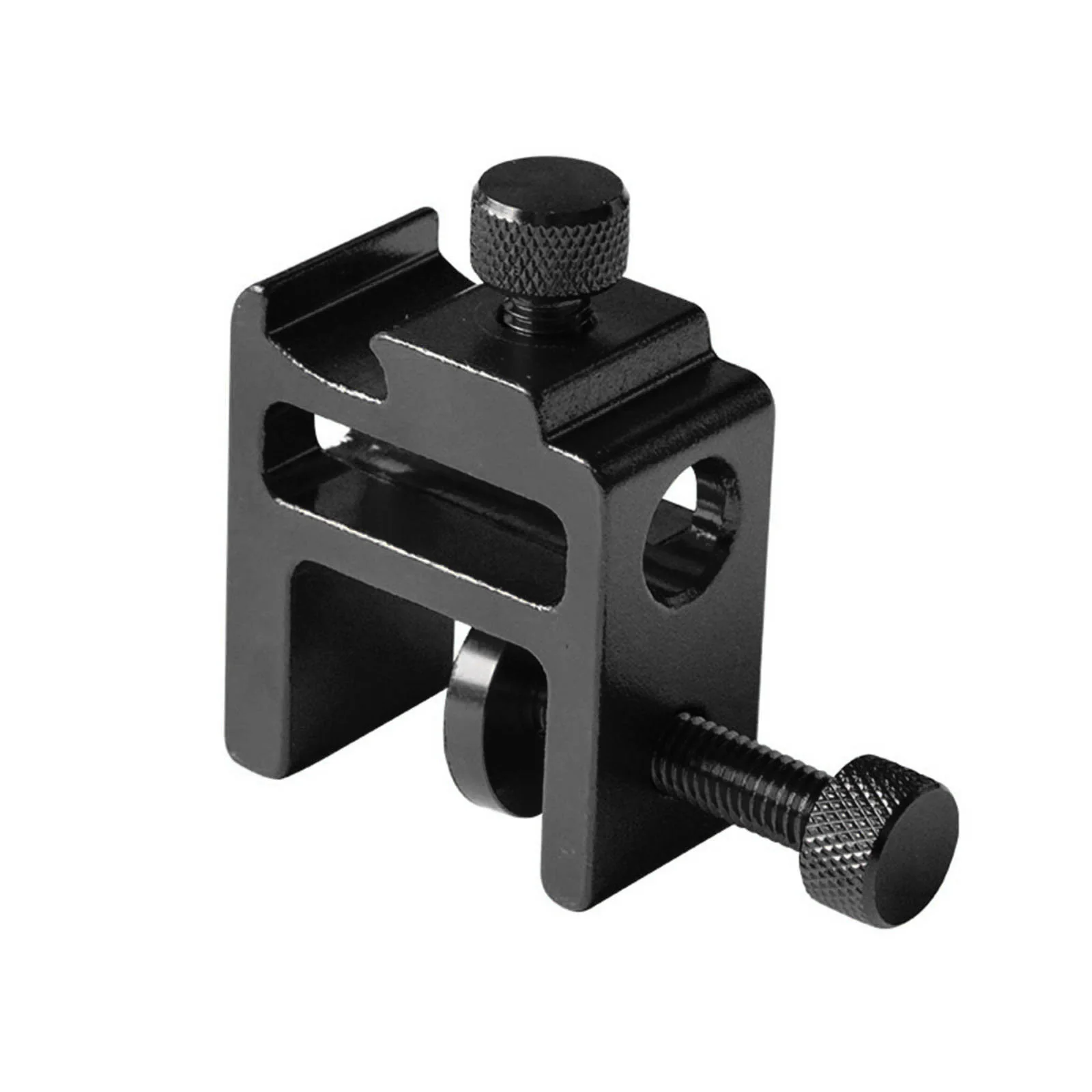 Desk Light Clamp 360 Degree Rotation Aluminum Alloy Lantern Stand Clip Suitable for Diameter 10-12mm Adjustable Height for Table