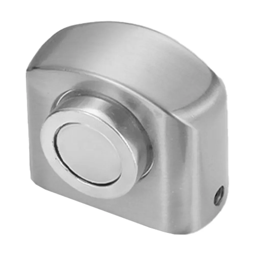 Magnetic Door Stopper Punch-free Door Touch Magnetic Suction Rubber Semi-circle Anti-collision Stop