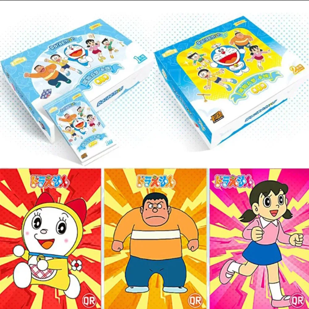 Genuine Doraemon Card Nobita Nobi Laser Carving Card Anime Character Prop Sports Series Collection Card Toy Gift