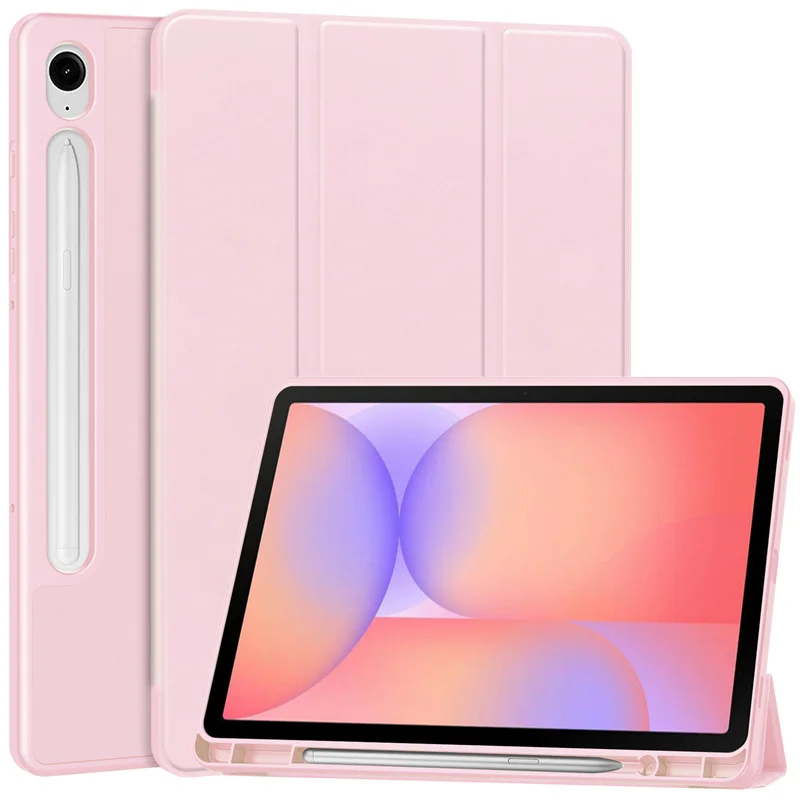 Premium Trifold Soft Back Stand Case with Pencil Holder