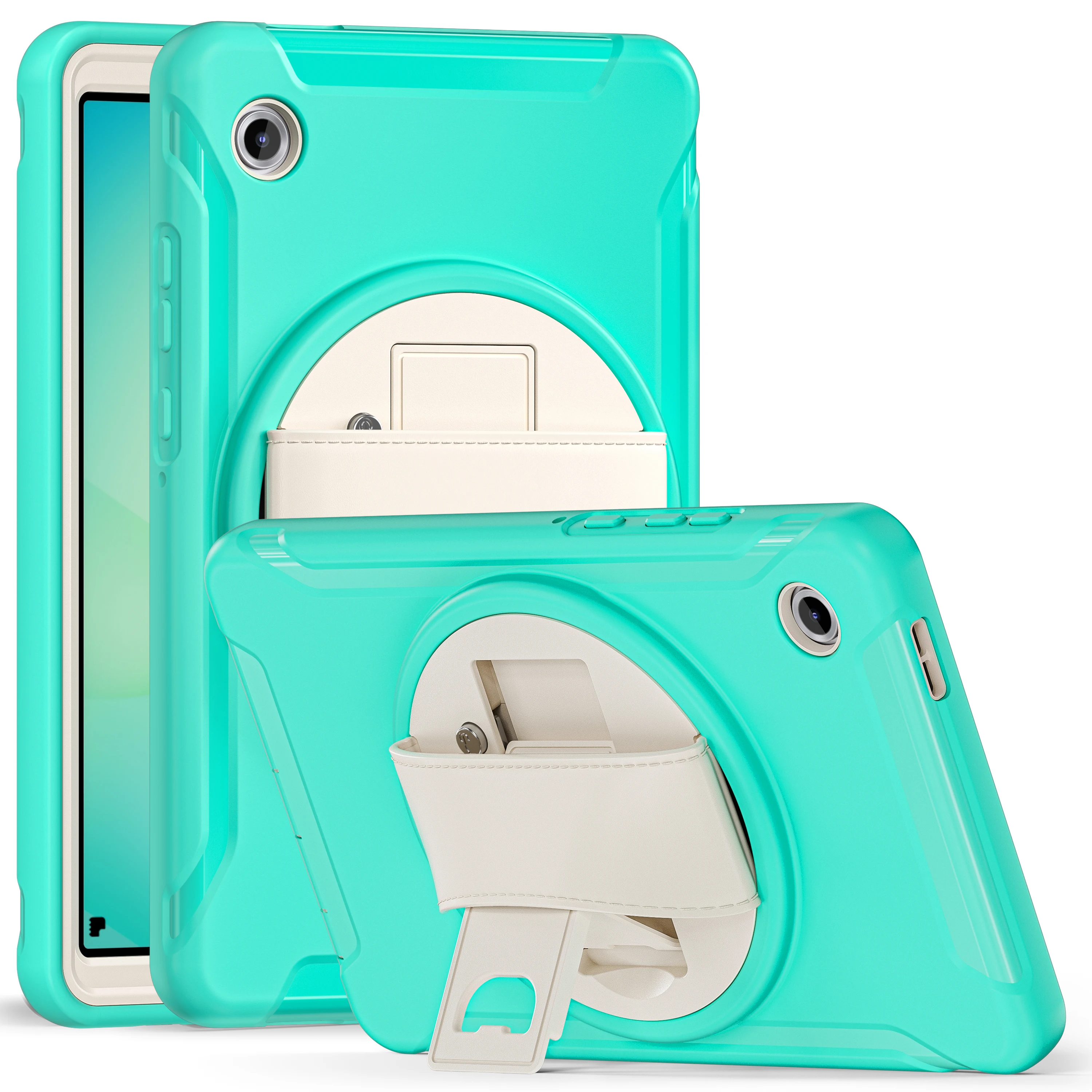 Heavy Duty 360° Rotating Stand Cover with Hand Strap