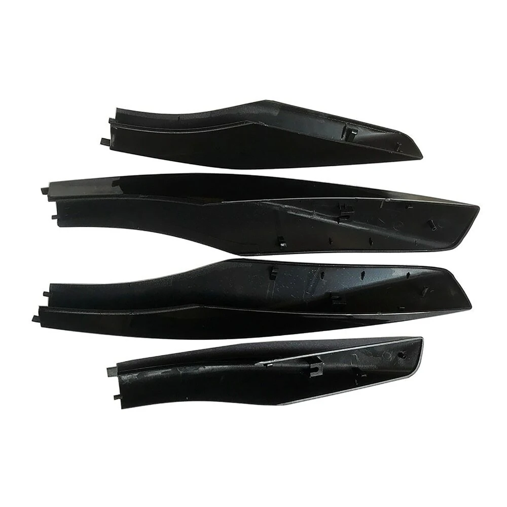 루프 랙 레일 바 엔드 쉘, 렉서스 RX350 RX400h RX330 2004-2009 ABS 플라스틱 보호 커버, 블랙, 4 개