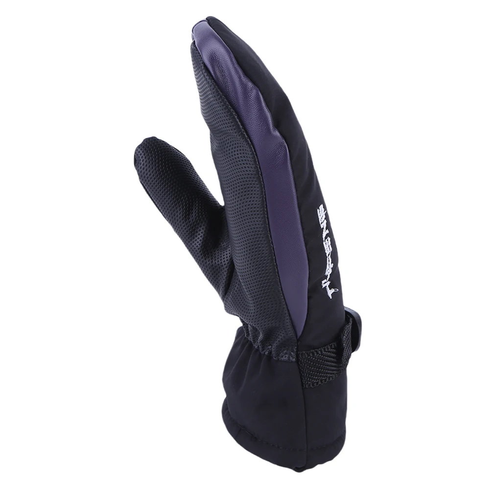 1 Pair Electric Heated Gloves Winter Cycling Motorcycle Moto Heating Gloves Warm Cold-Proof Rechargeable Thermal Skiing Mittens