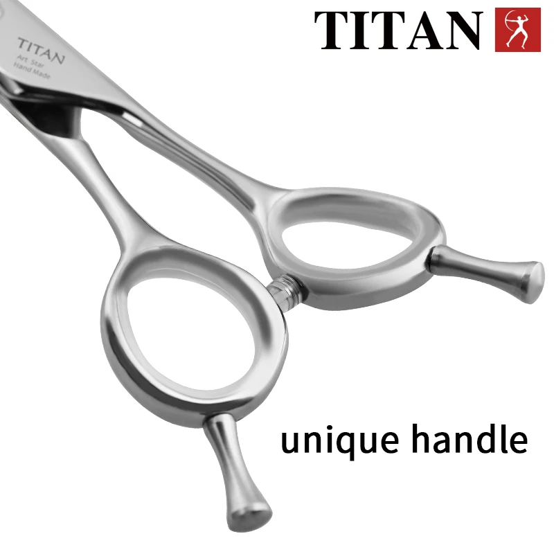 TITAN 7.0/7.5 inch Professional Pet Grooming Shears Fishbone Teeth Straight/Curved Chunker Scissors Dog Beauty Scissors dog grooming scissors