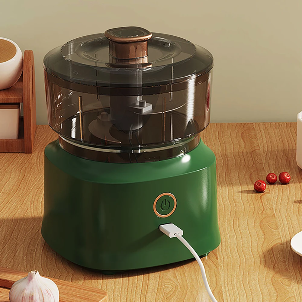 350ml Multi-functional Electric Meat Grinder Wireless Cooking Machine Garlic Blender Baby Food Machine Kitchen Food Shredder 2