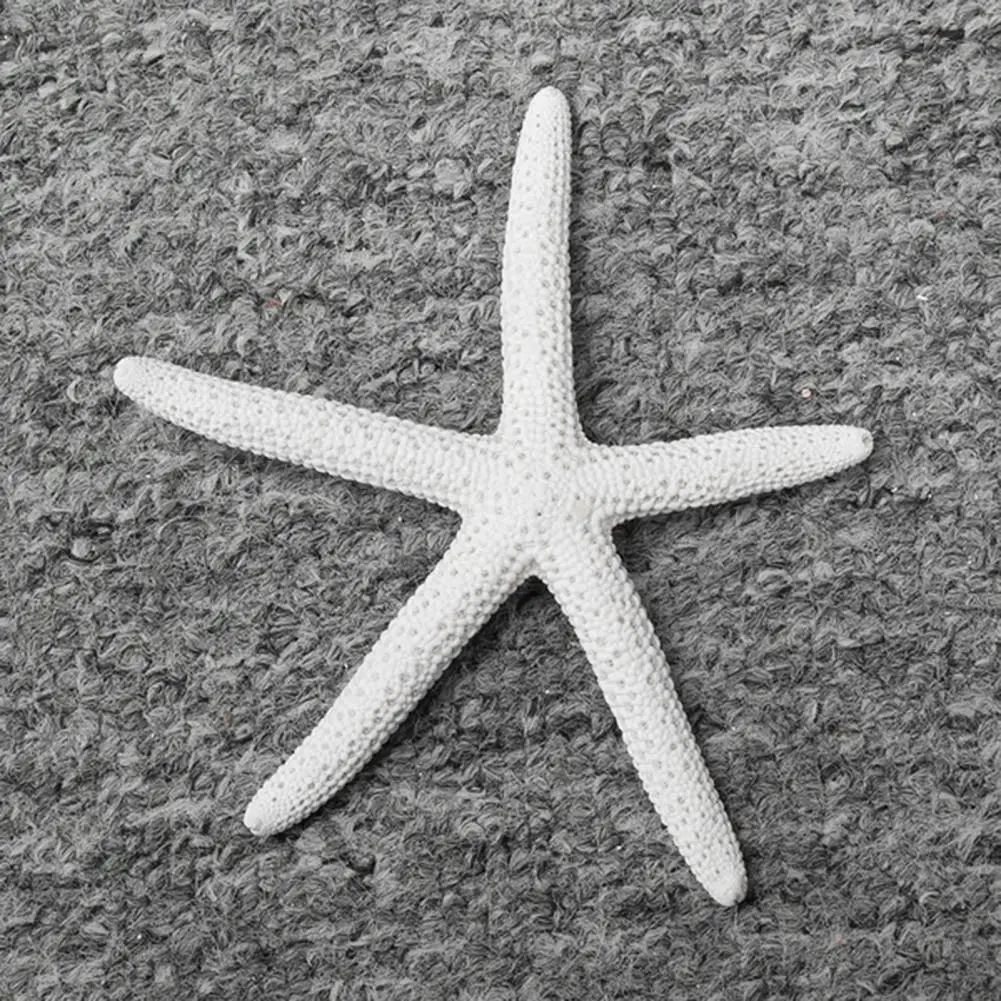 Artificial Starfish Solid Color Decorative Resin Beach Coastal Starfish Nautical Ornament For Wedding Party Home Decoration resin starfish ornaments