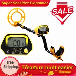 Détecteur de métaux souterrains MD3030, chasseur de trésors, écran LCD, or réglable, creuser sous l'eau peu profonde, haute sensibilité 